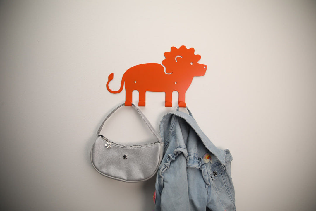 Decorative-metal-wall-hook-inplayful-animal-shape