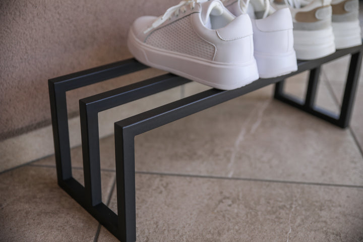 Compact-and-lightweight-metal-shoe-stand-for-easy-organization