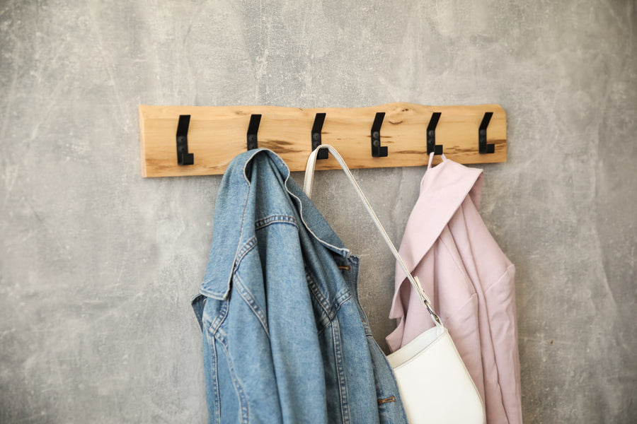 Contemporary-wall-mounted-clothes-keys-bag-hanger-with-a-practical-design