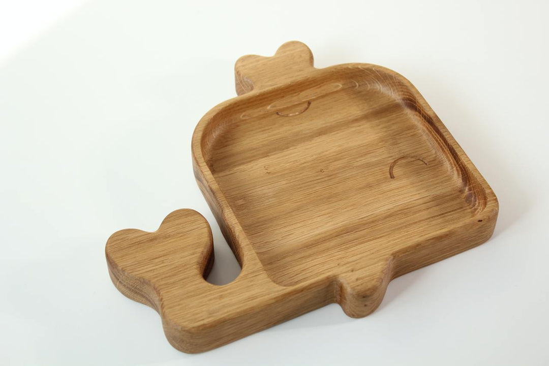 Handcrafted-baby-plate-whale-shaped