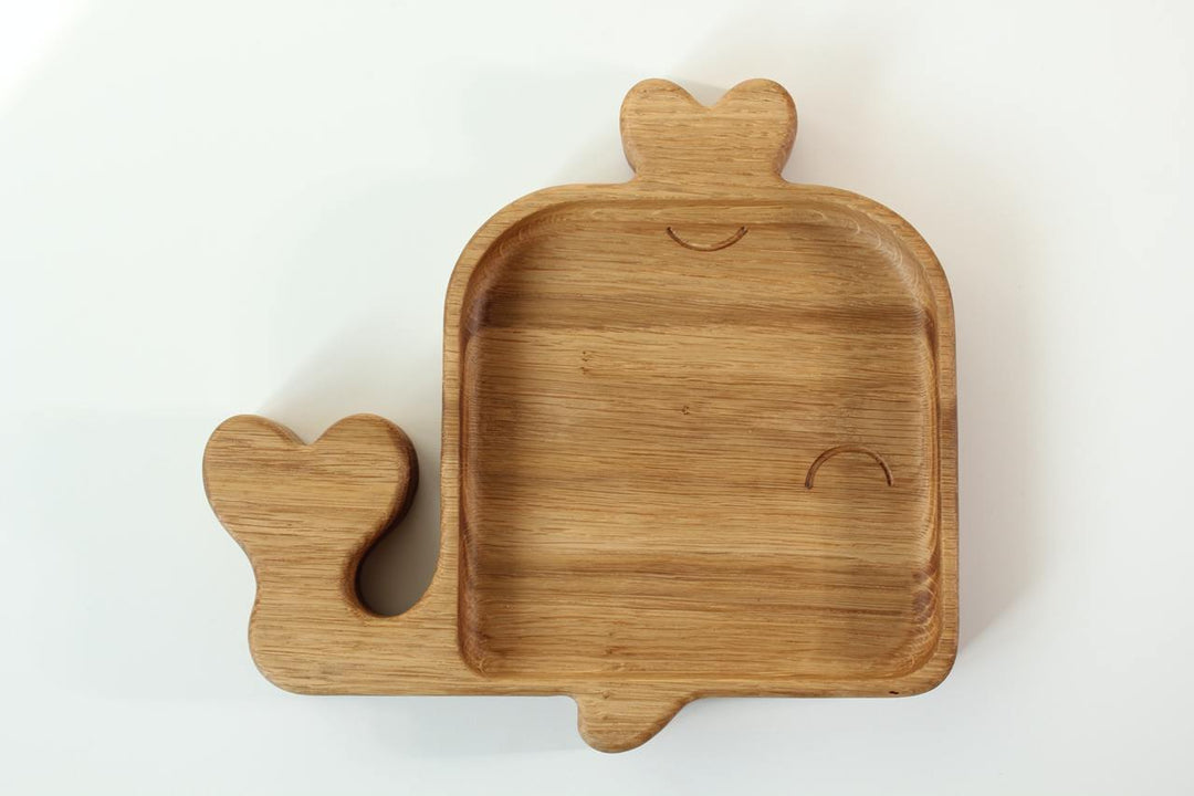 Handcrafted-baby-plate-whale-shaped