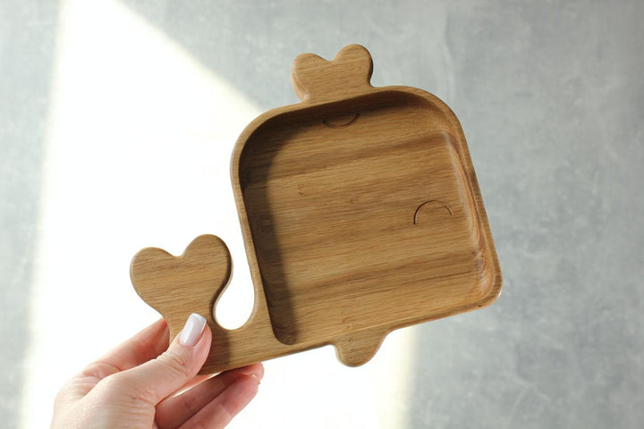 Handcrafted-baby-plate-whale-shaped