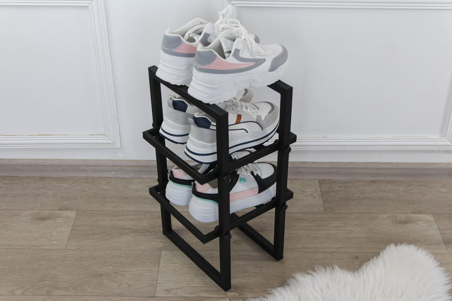 Durable-steel-shoe-shelf-with-a-sleek-modern-design