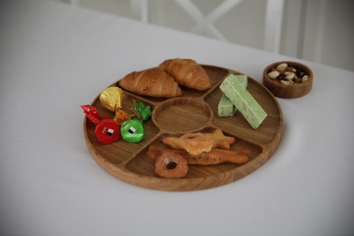 Round-wooden-serving-tray-with-compartments-handmade-platter-for-snacks-appetizers-and-charcuterie