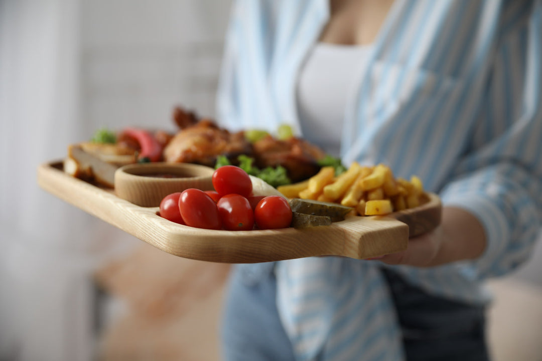 Handmade-oak-ash-wood-board-for-serving-meats