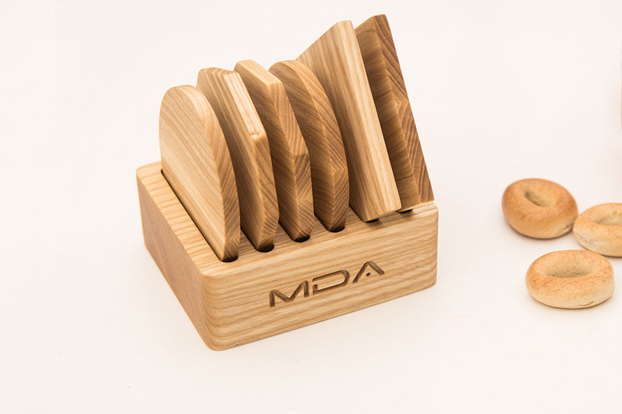 Natural Wood Trivet Set – Table Protectors for Hot Cups