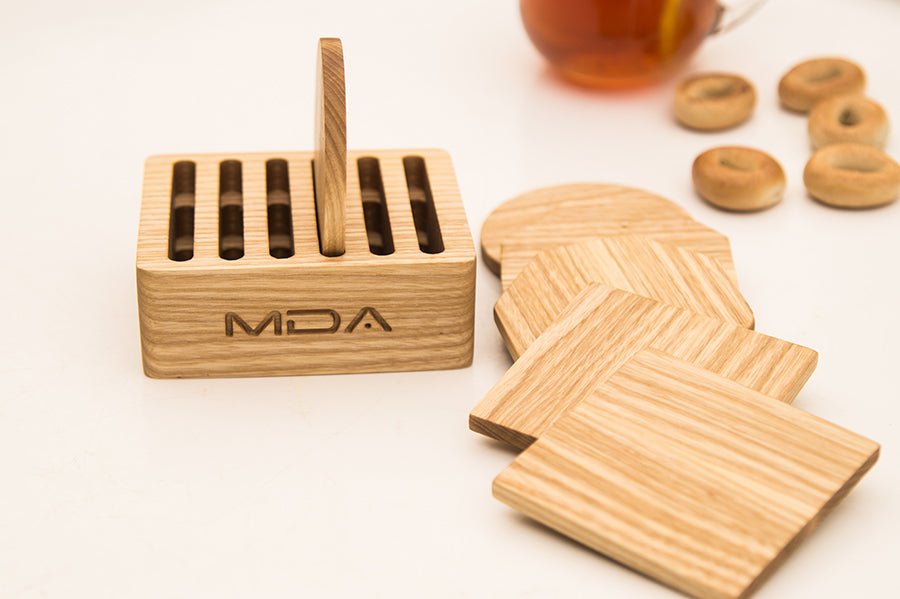 Natural Wood Trivet Set – Table Protectors for Hot Cups