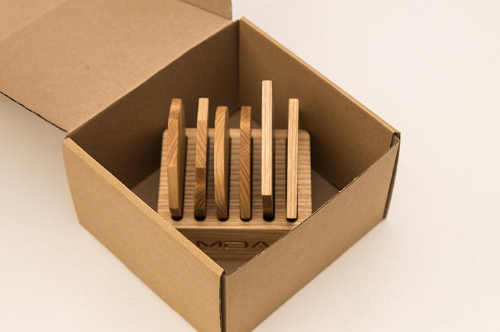 Natural Wood Trivet Set – Table Protectors for Hot Cups