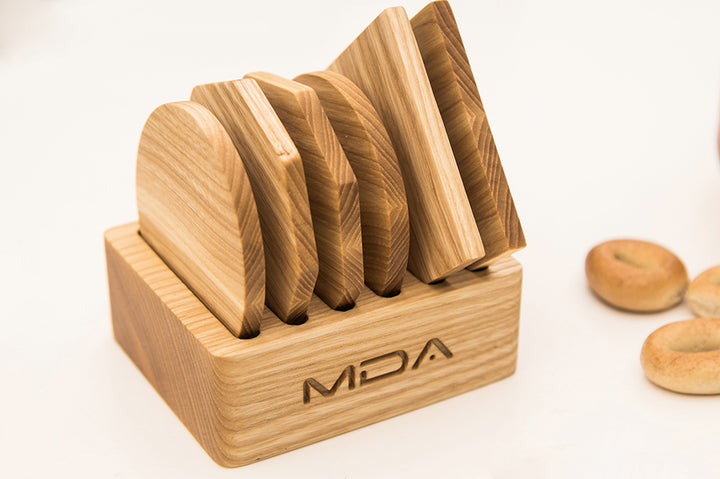 Natural Wood Trivet Set – Table Protectors for Hot Cups