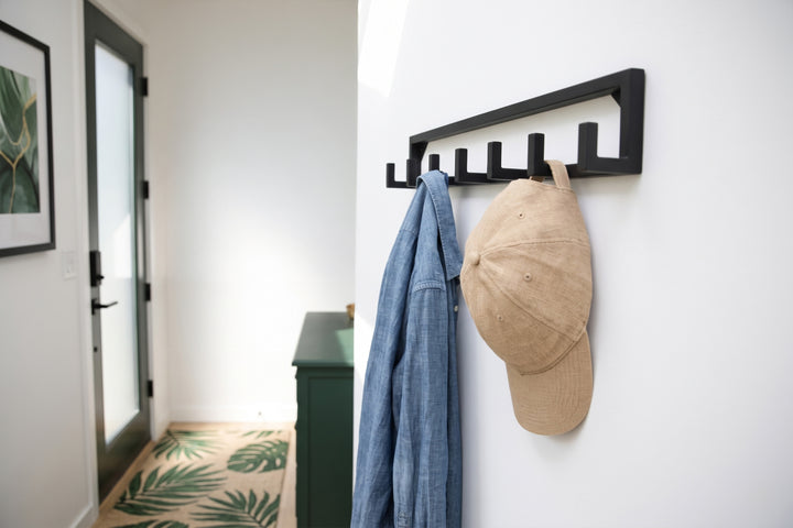 Minimalist Wall Hooks Rack | Modern Metal Coat Hanger
