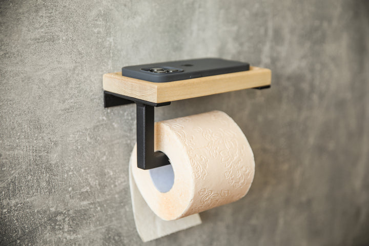 Adhesive Toilet Paper Holder – Easy Installation