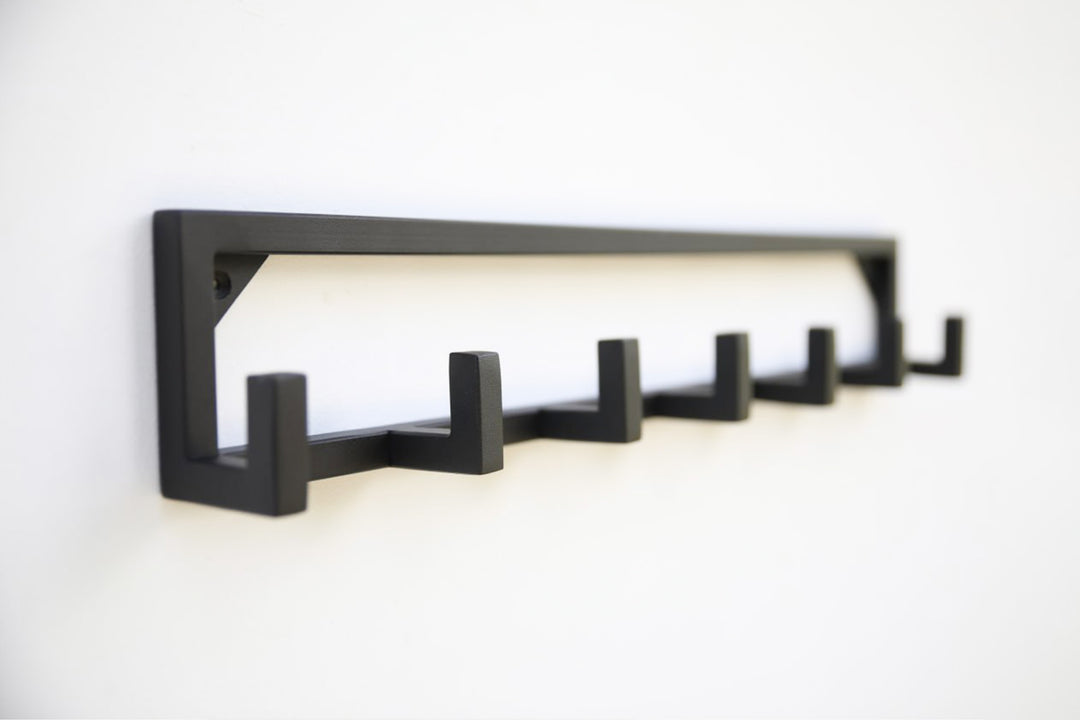Minimalist Wall Hooks Rack | Modern Metal Coat Hanger