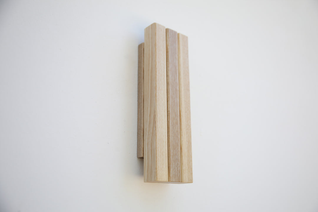 Wall Mounted Folding Coat Rack | Modern Solid Wood Clothes Rack