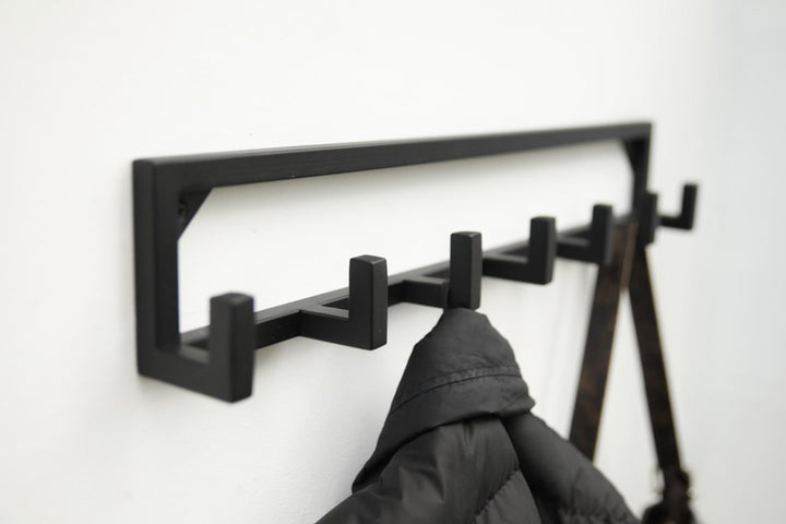 Minimalist Wall Hooks Rack | Modern Metal Coat Hanger