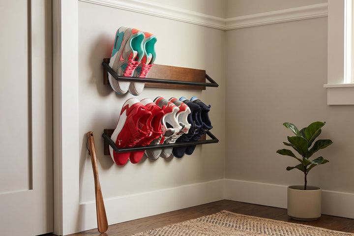 Wall Shoe Rack Storage - Set for Hallway