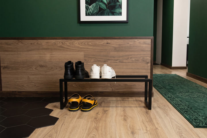 Minimalist Shoe Display Shelf - Floor Shoe Stand