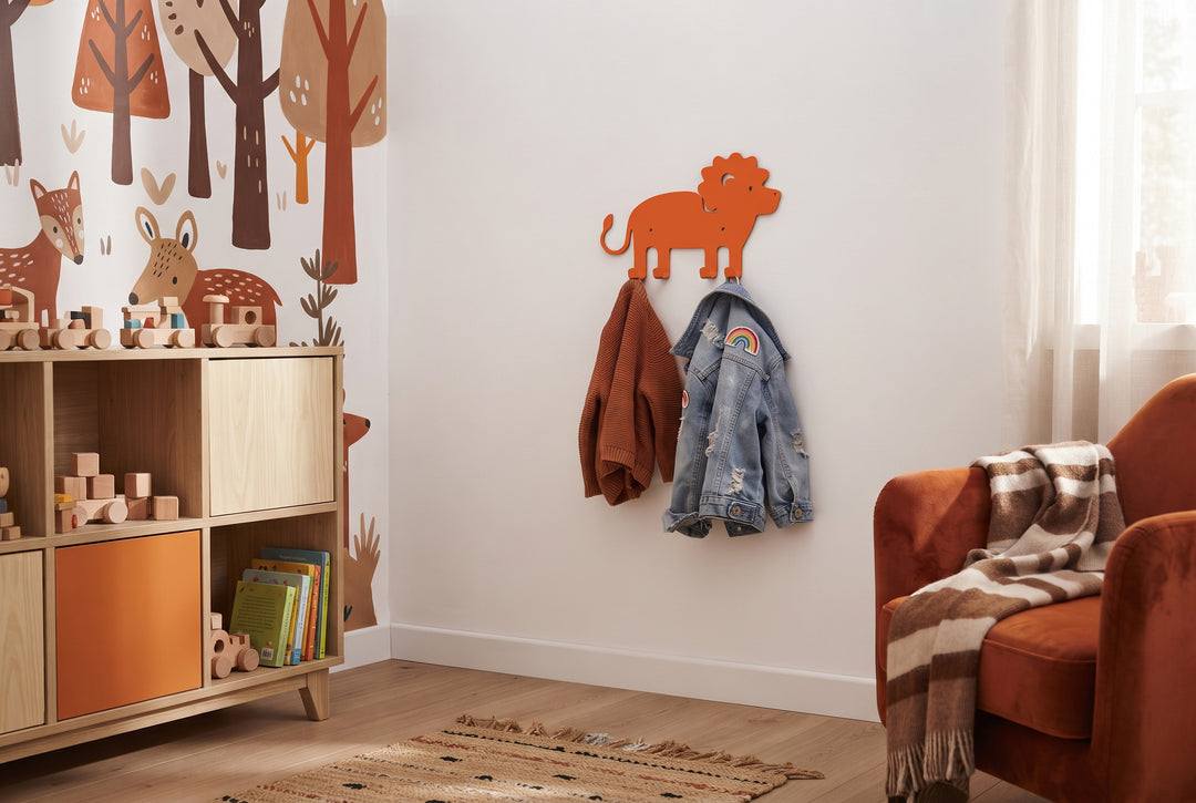 Colorful Animal Coat Rack – Fun Metal Wall Hooks