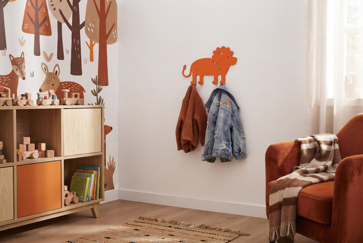 Colorful Animal Coat Rack – Fun Metal Wall Hooks