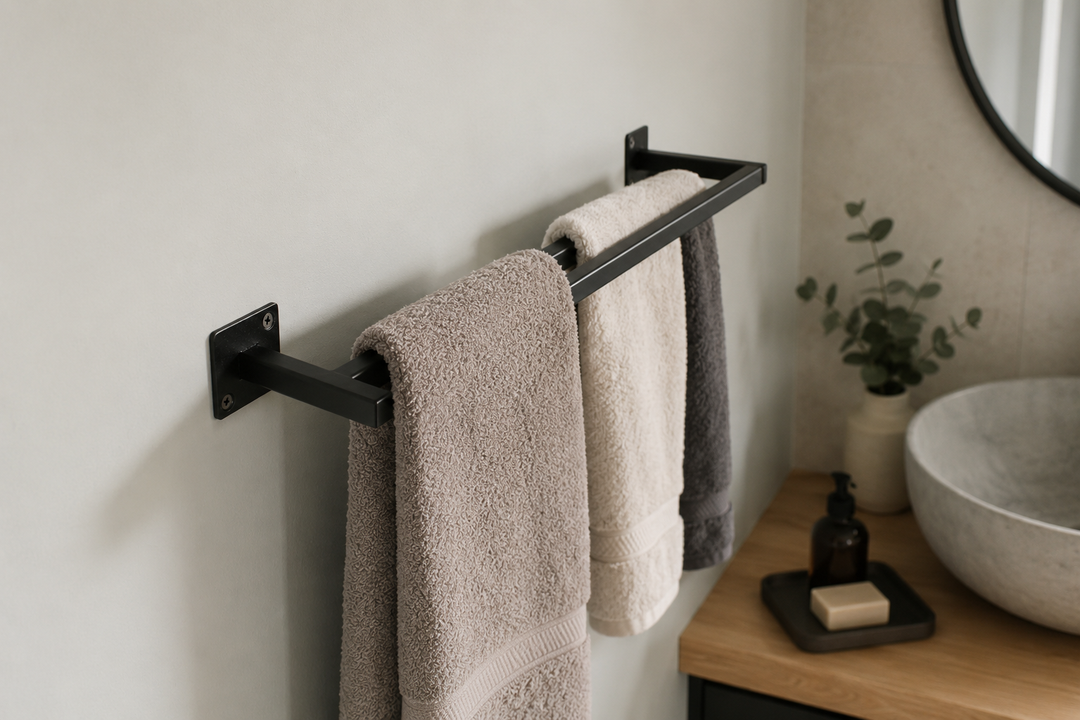 Metal Towel Shelf – Eco-Friendly Bathroom Organizer