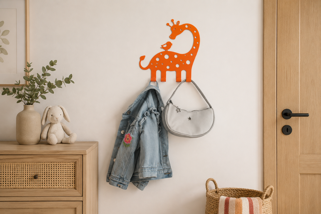 Metal Animal Coat Hooks – Fox, Elephant, Crocodile & Bunny
