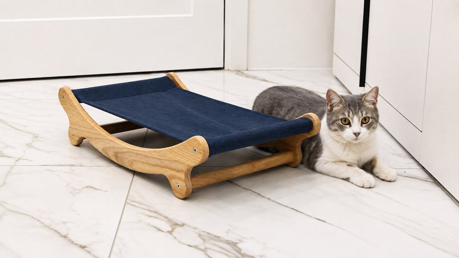 Space-saving-wall-mounted-cat-bed-for-small-spaces