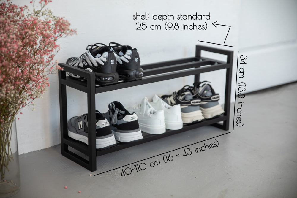 Small-shoe-shelf-fitting-neatly-in-a-narrow-hallway