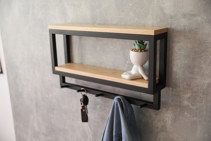 wood-metal-shelf-perfect-for-organizing-coats-hats-and-accessories-in-a-stylish-way