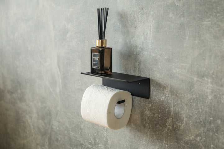 Industrial-style-metal-toilet-paper-holder-with-powder-coated-finish