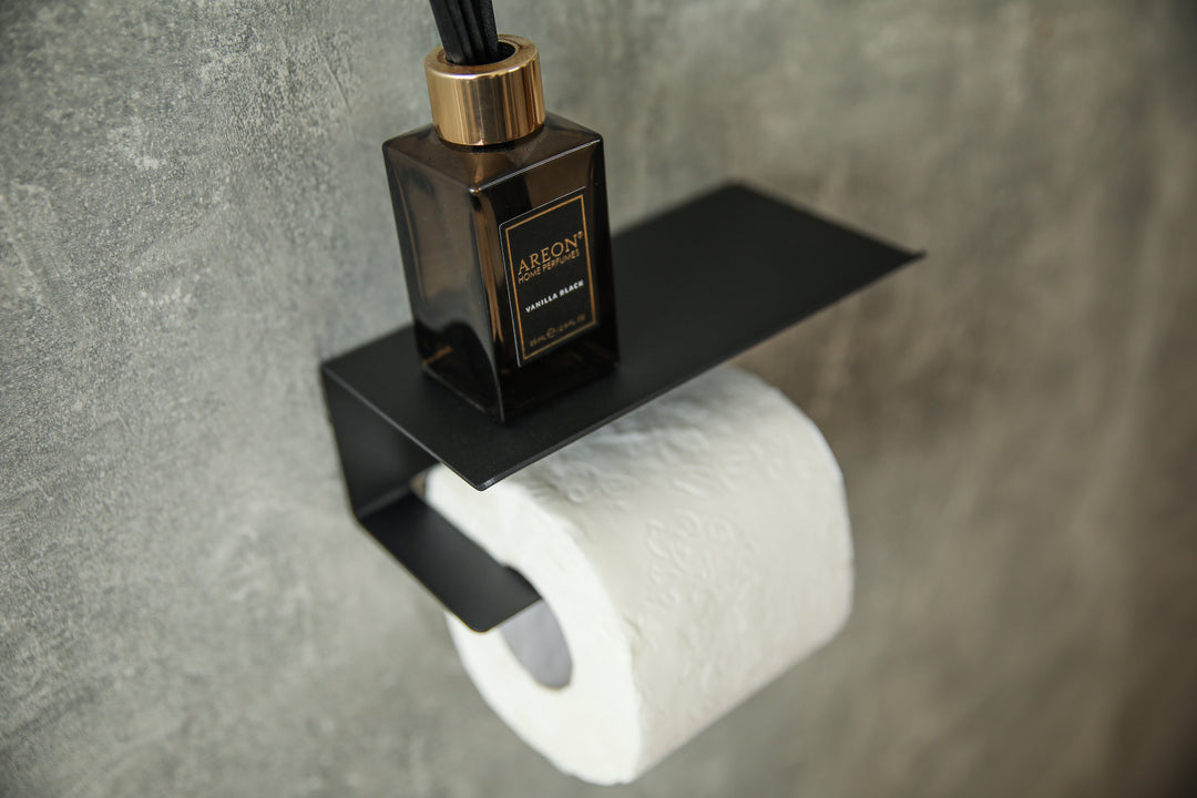 Industrial-style-metal-toilet-paper-holder-with-powder-coated-finish