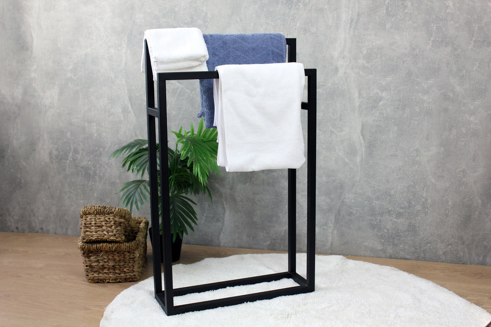 freestanding-towel-rack-with-multiple-bars-for-hanging-towels