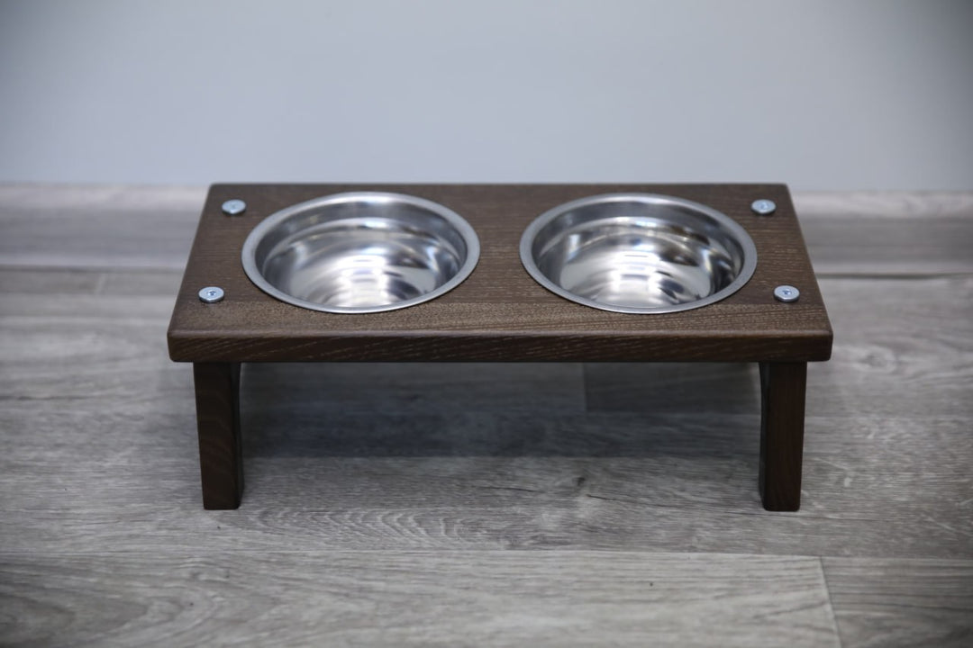 Elevated Cat Bowl Holder - Handmade Raised Dog Feeder