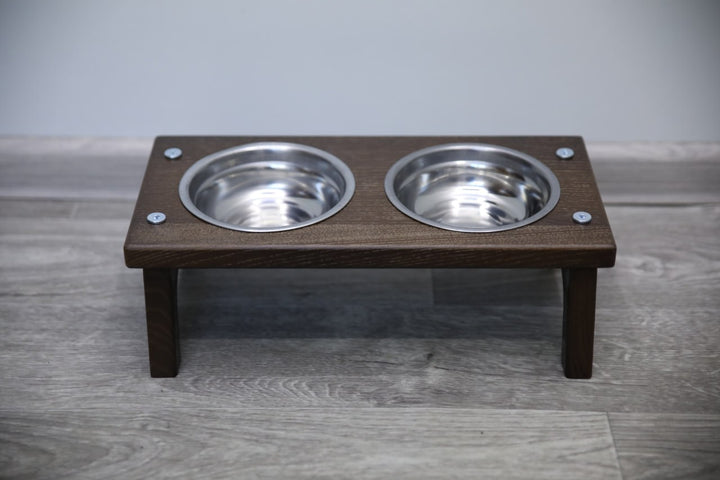 Elevated Cat Bowl Holder - Handmade Raised Dog Feeder