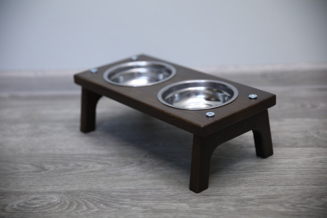 Elevated Cat Bowl Holder - Handmade Raised Dog Feeder