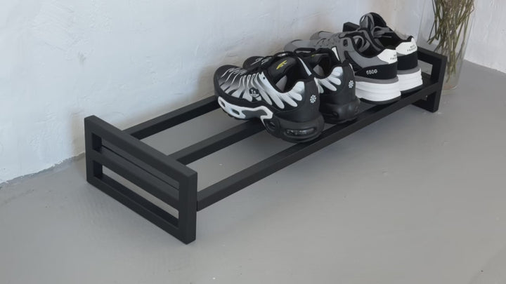 Industrial-Style Shoe Rack with Powder Finish