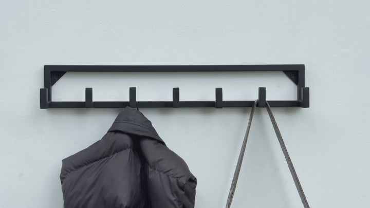 Minimalist Wall Hooks Rack | Modern Metal Coat Hanger