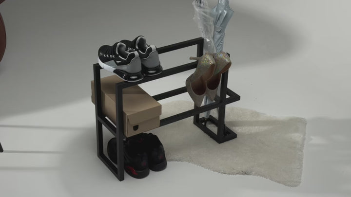 Hallway Shoe Storage With Umbrella Stand