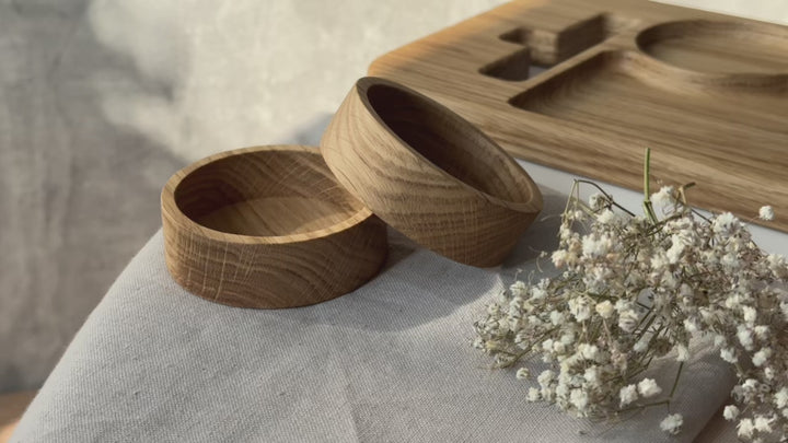 Compact Wooden Tray Table – Foldable Snack Table