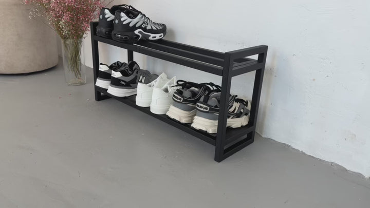 Compact Shoe Shelf for Small Spaces - Durable Organizer