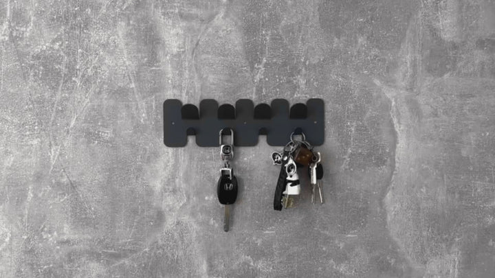 Loft Metal Key Hanger - Wall Mounted Metal Key Holder