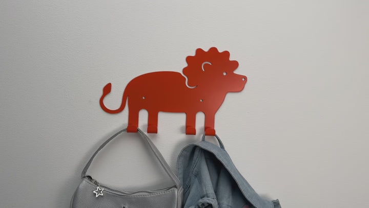 Colorful Animal Coat Rack – Fun Metal Wall Hooks
