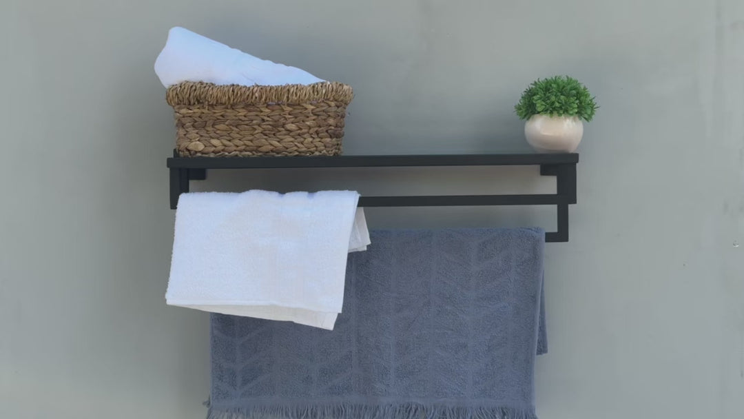 Metal Bathroom Towel Rack – Modern & Durable Towel Holder