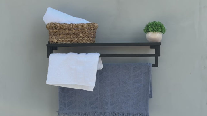 Metal Bathroom Towel Rack – Modern & Durable Towel Holder