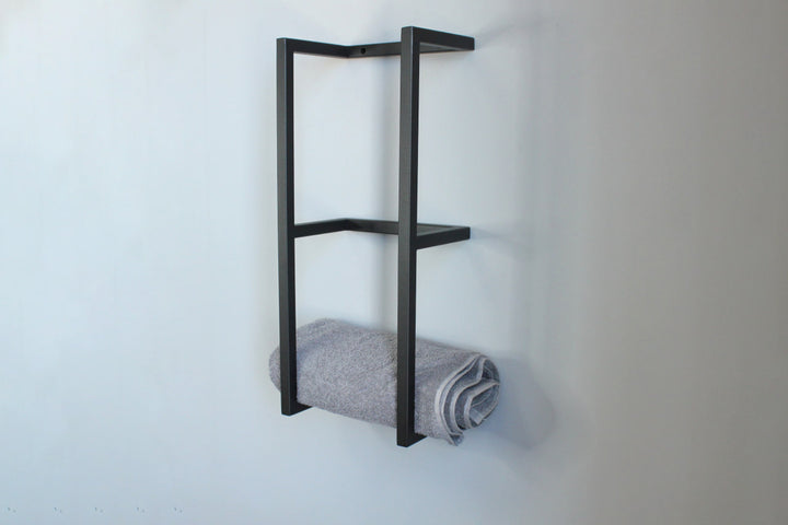 Minimalist-Wall-Mounted-Bathroom-Shelf-Stylish-metal-shelf for-bathroom-storage-and-decor