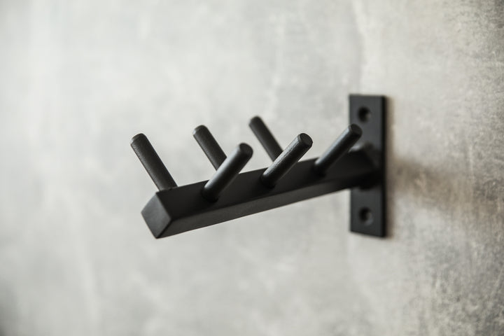 Entryway-wall-shelf-with-hooks-perfect-for-organizing-coats-bags-and-keys
