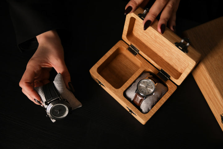 Handcrafted-rustic-wooden-watch-box-with-a-vintage-charm-perfect-for-organizing-your-watch-collection