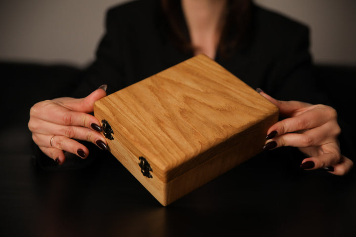Handcrafted-rustic-wooden-watch-box-with-a-vintage-charm-perfect-for-organizing-your-watch-collection